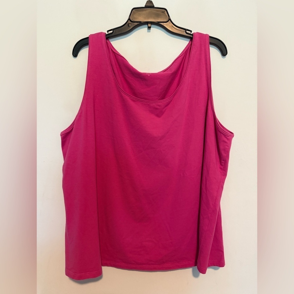 Eileen Fisher Womens Pink Tank Top Blouse Size 3X